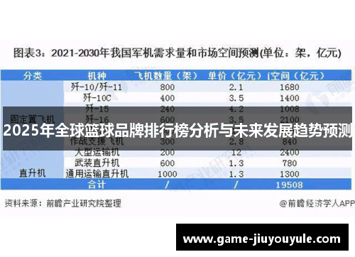 2025年全球篮球品牌排行榜分析与未来发展趋势预测